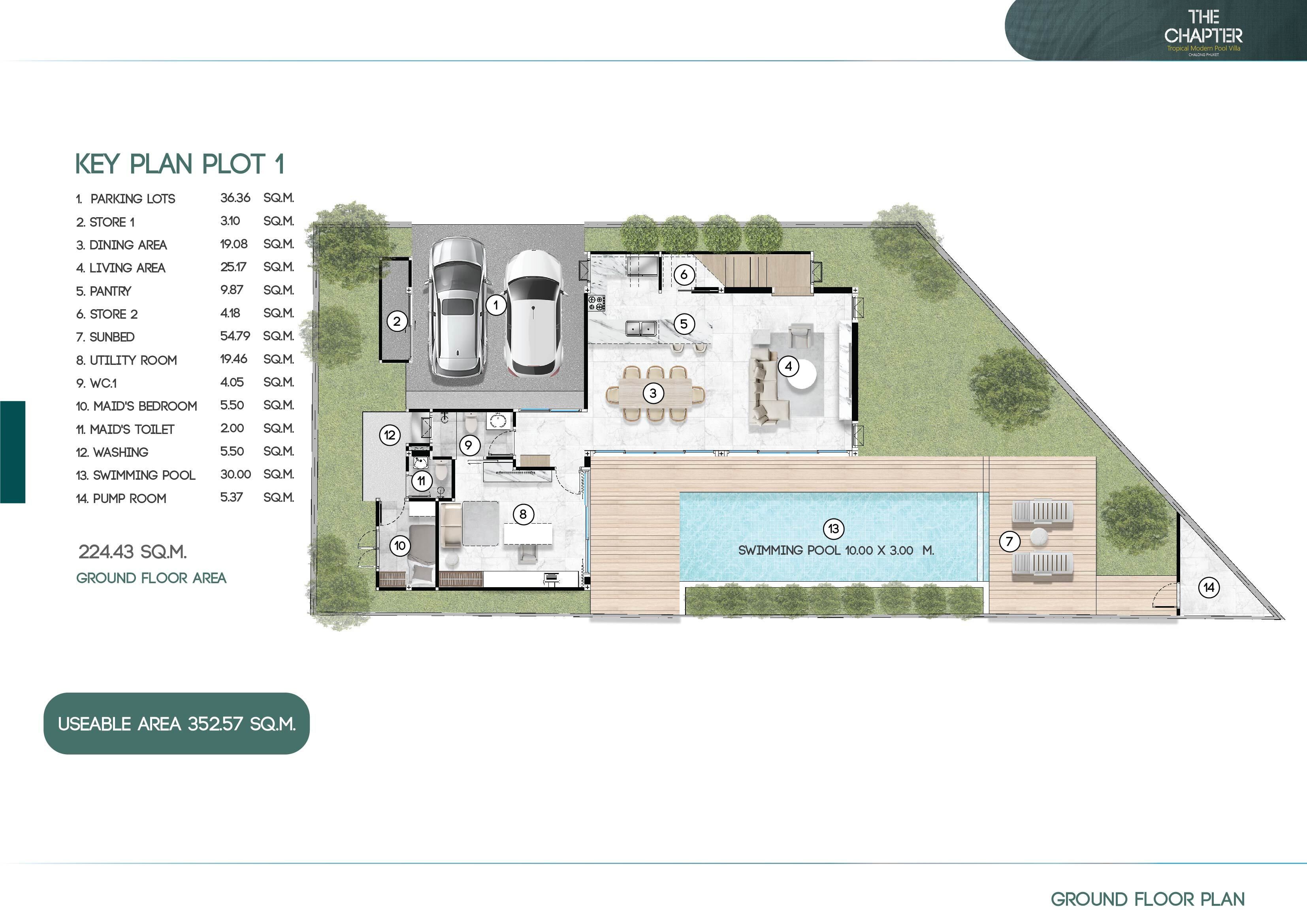 The Chapter Tropical Modern Pool Villa Chalong