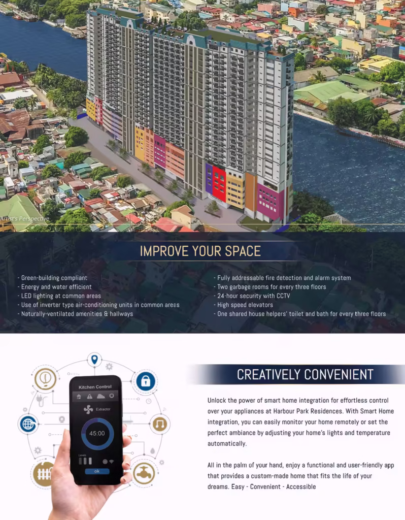 Harbour Park Residences 1 Bedroom with Balcony 2.4M net