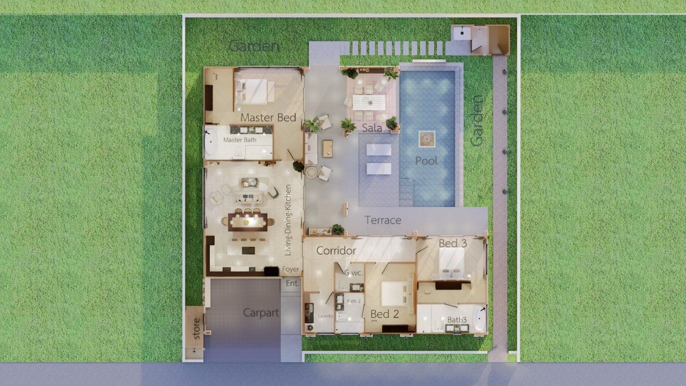Birdie Pool Villas