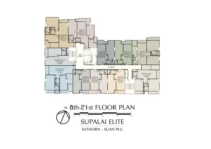 Supalai Elite Sathorn - Suanplu
