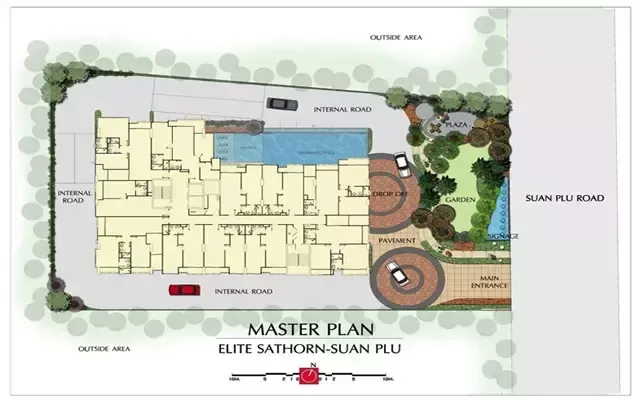 Supalai Elite Sathorn - Suanplu