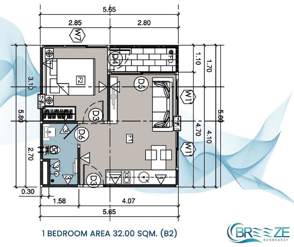 The Breeze Condominium Bang Saray