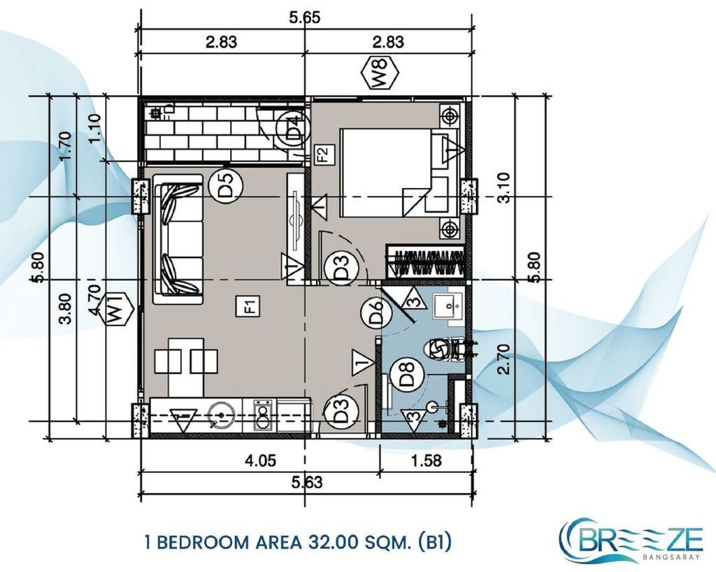 The Breeze Condominium Bang Saray