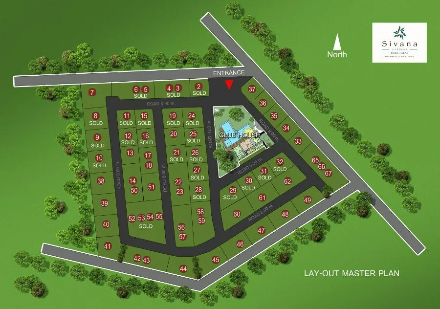 Sivana Gardens Pool Villas